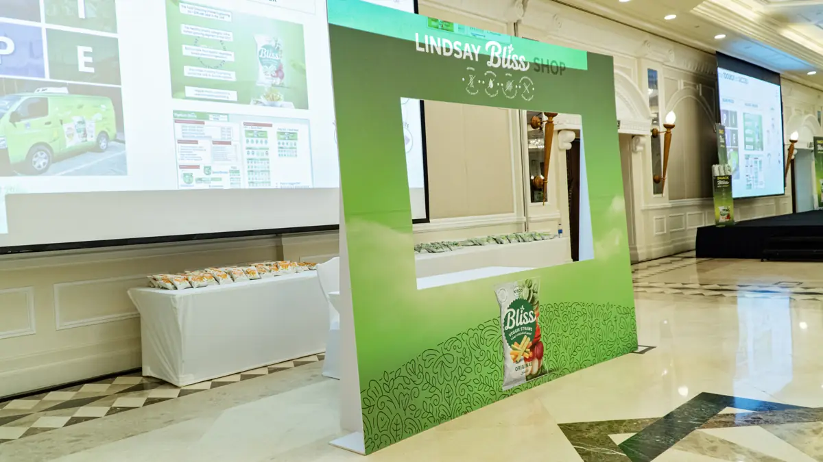 Branded set at a corporate event (3)
