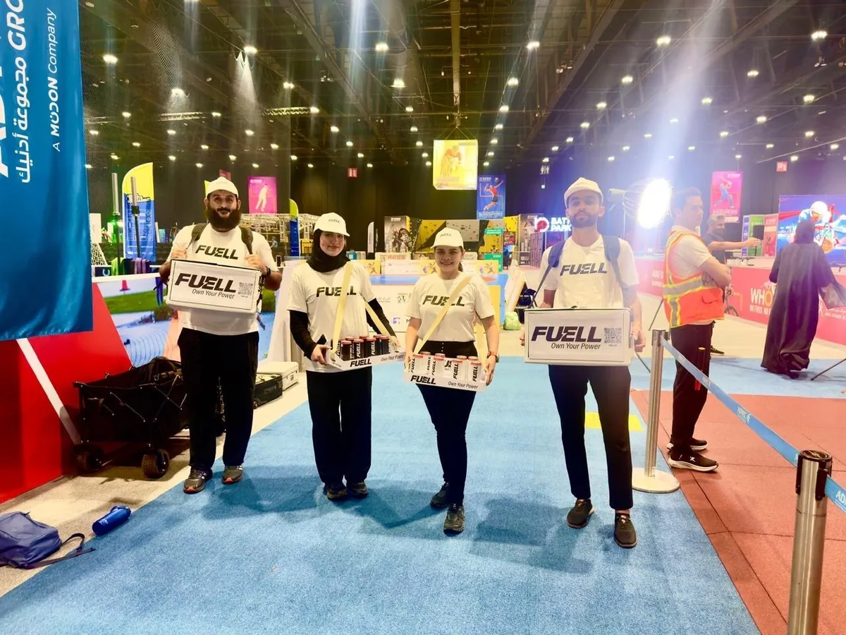 Branded hosts at a fuel-delivery truck activation (5)