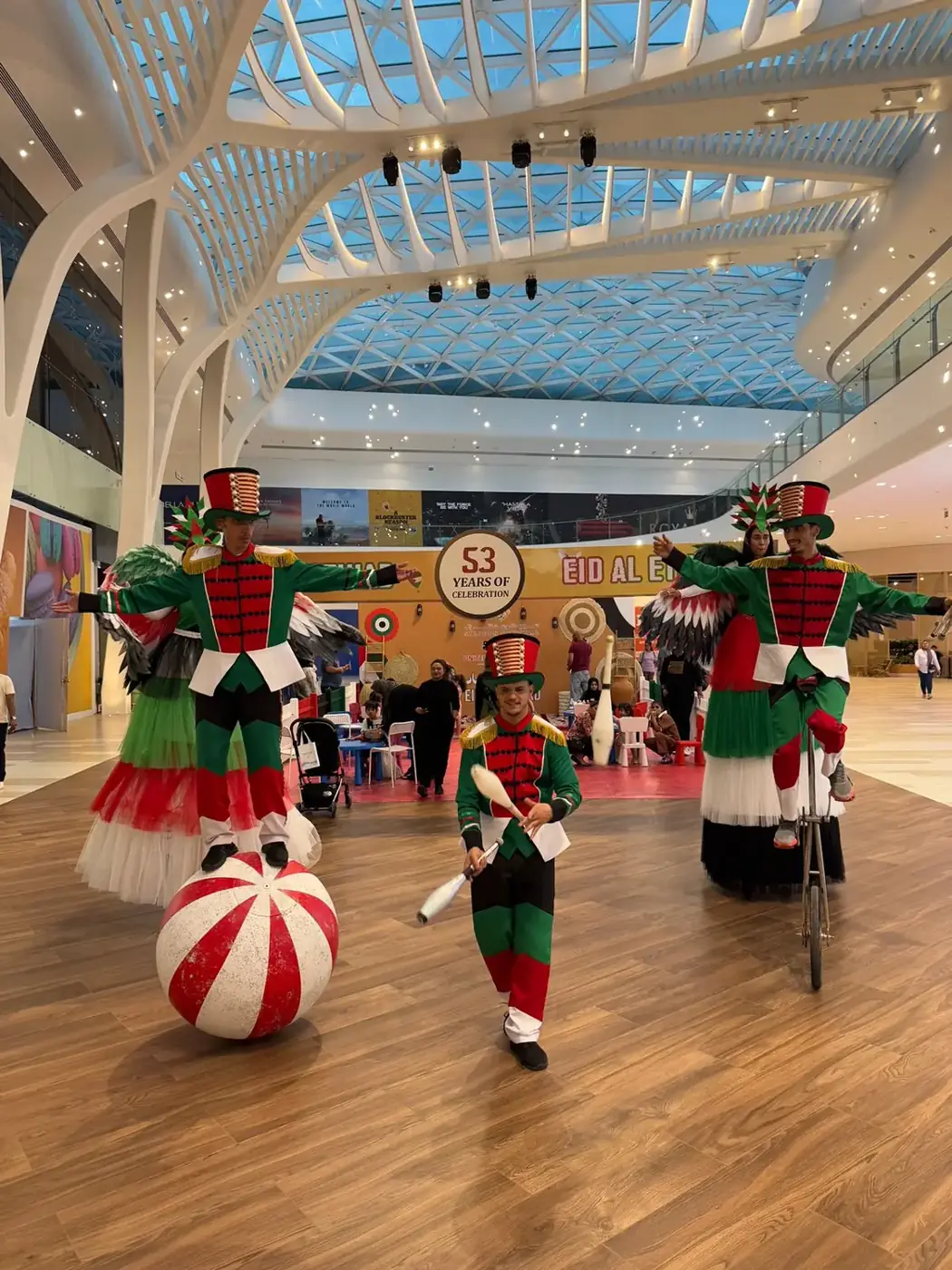 Visitors at a mall event (2)