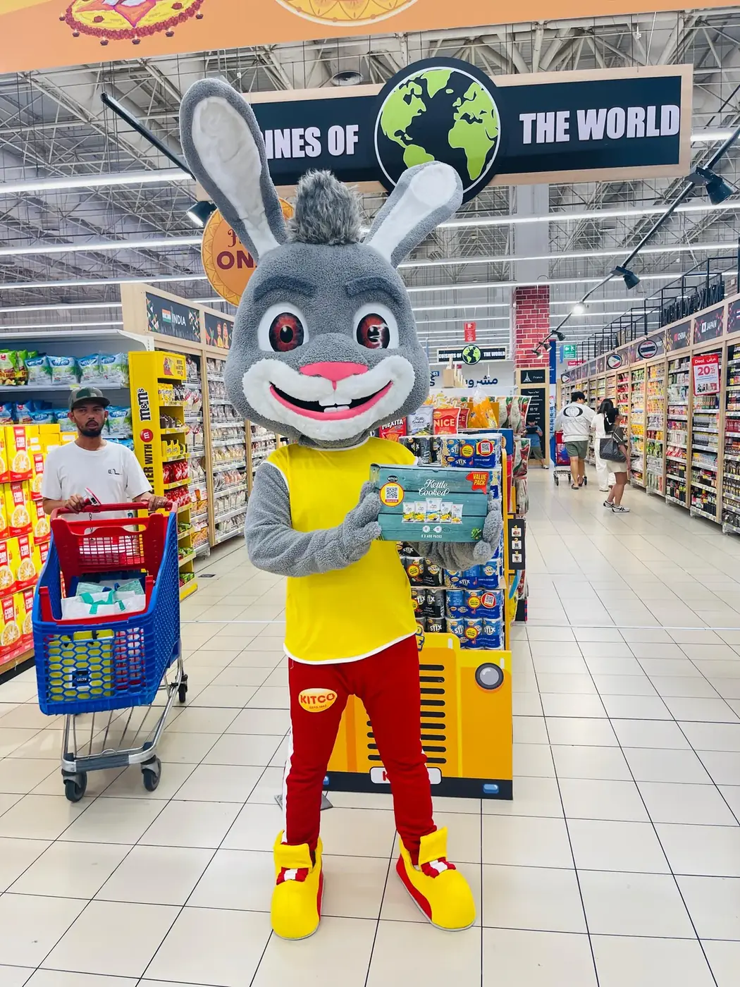 Mascot at an in-store promotion (3)