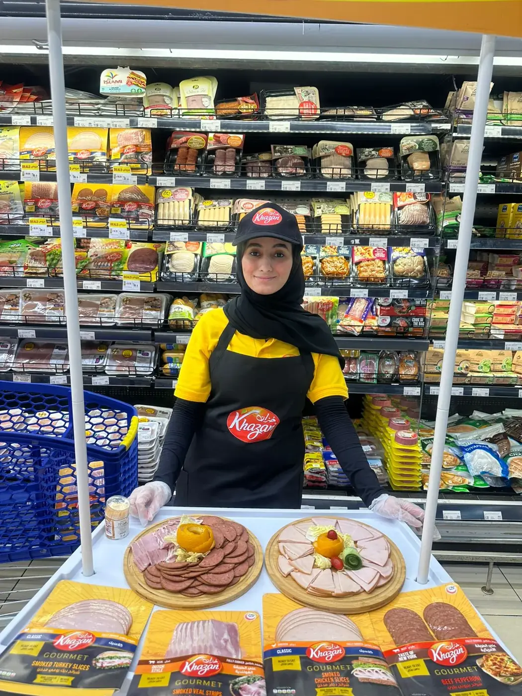 Promoter at a Khazan gourmet meat stand (1)