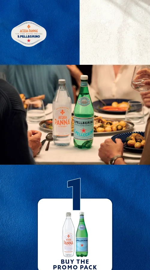 Acqua Panna and S.Pellegrino microsite: drink and win a trip to Italy